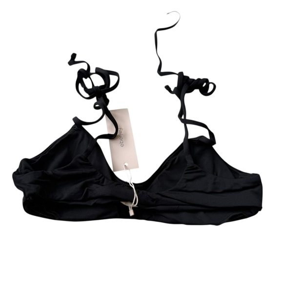 NWT Eberjey Women’s So Solid Dylan Bikini Top in Black in size XS - Picture 5 of 8